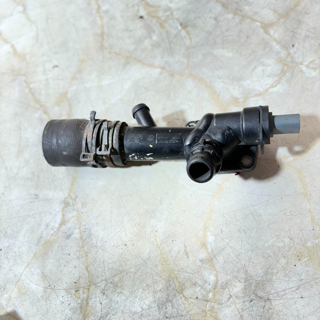 11-14 AUDI VW SKODA THERMOSTAT HOUSING With PIPE 03L121132AC