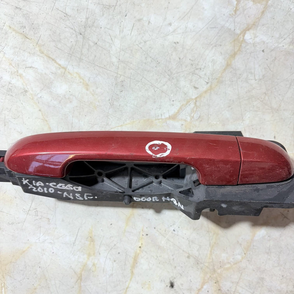 Kia Cee'd Ceed ED 2006-2012 Front Left Outer Door Handle Red 82651-1H000