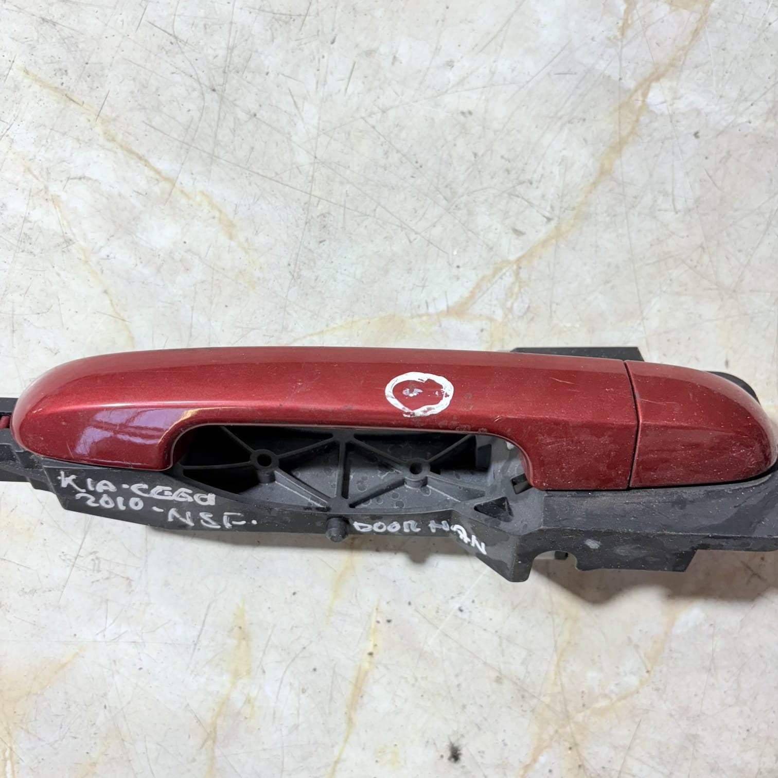 Kia Cee'd Ceed ED 2006-2012 Front Left Outer Door Handle Red 82651-1H000