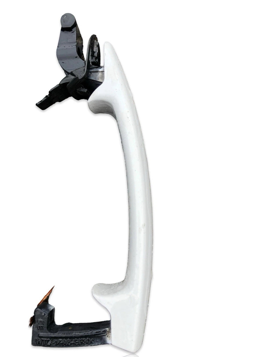 5N0837205M 08-14 VW TIGUAN MK1 DRIVER FRONT DOOR HANDLE WHITE