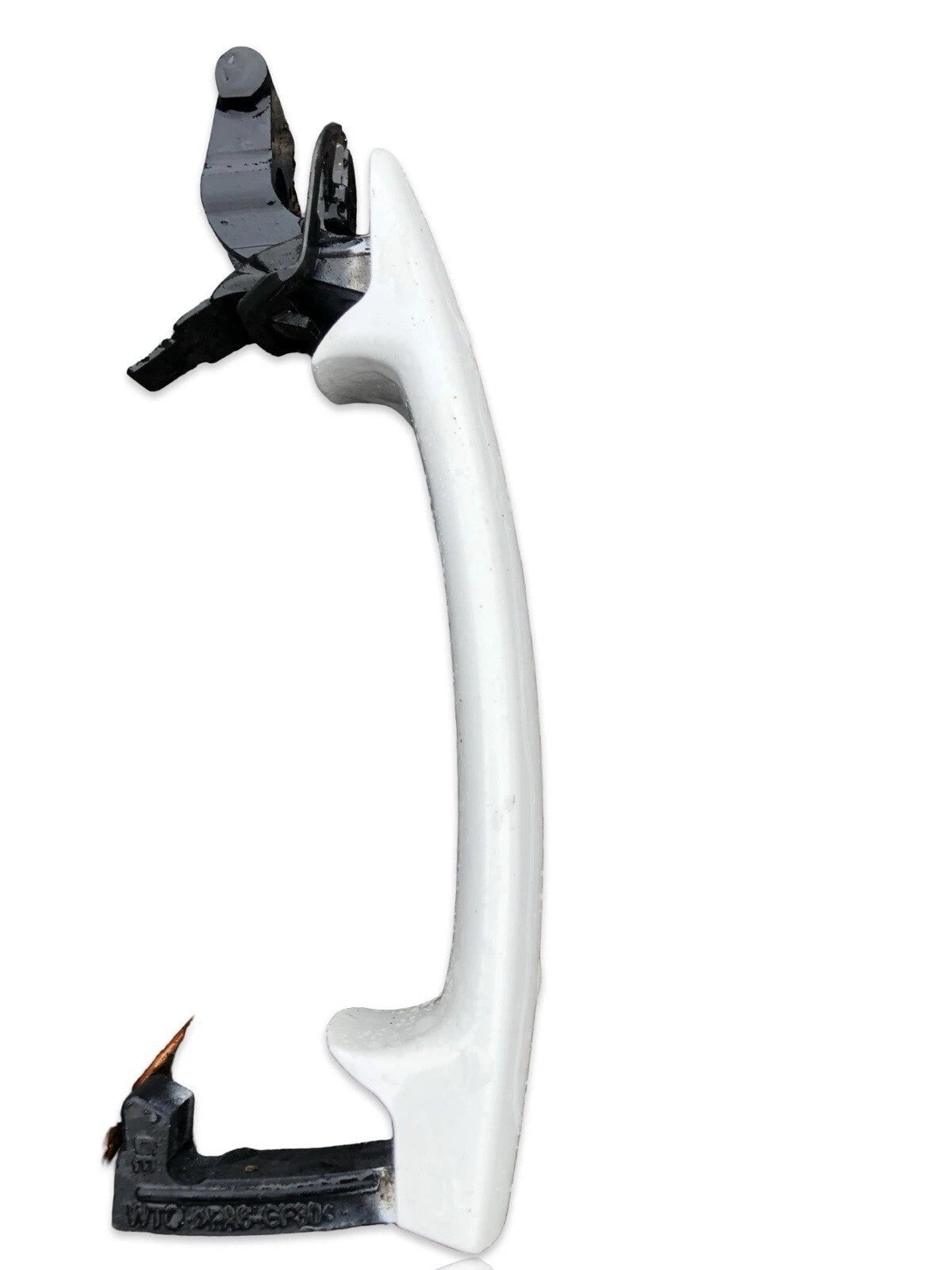 5N0837205M 08-14 VW TIGUAN MK1 DRIVER FRONT DOOR HANDLE WHITE