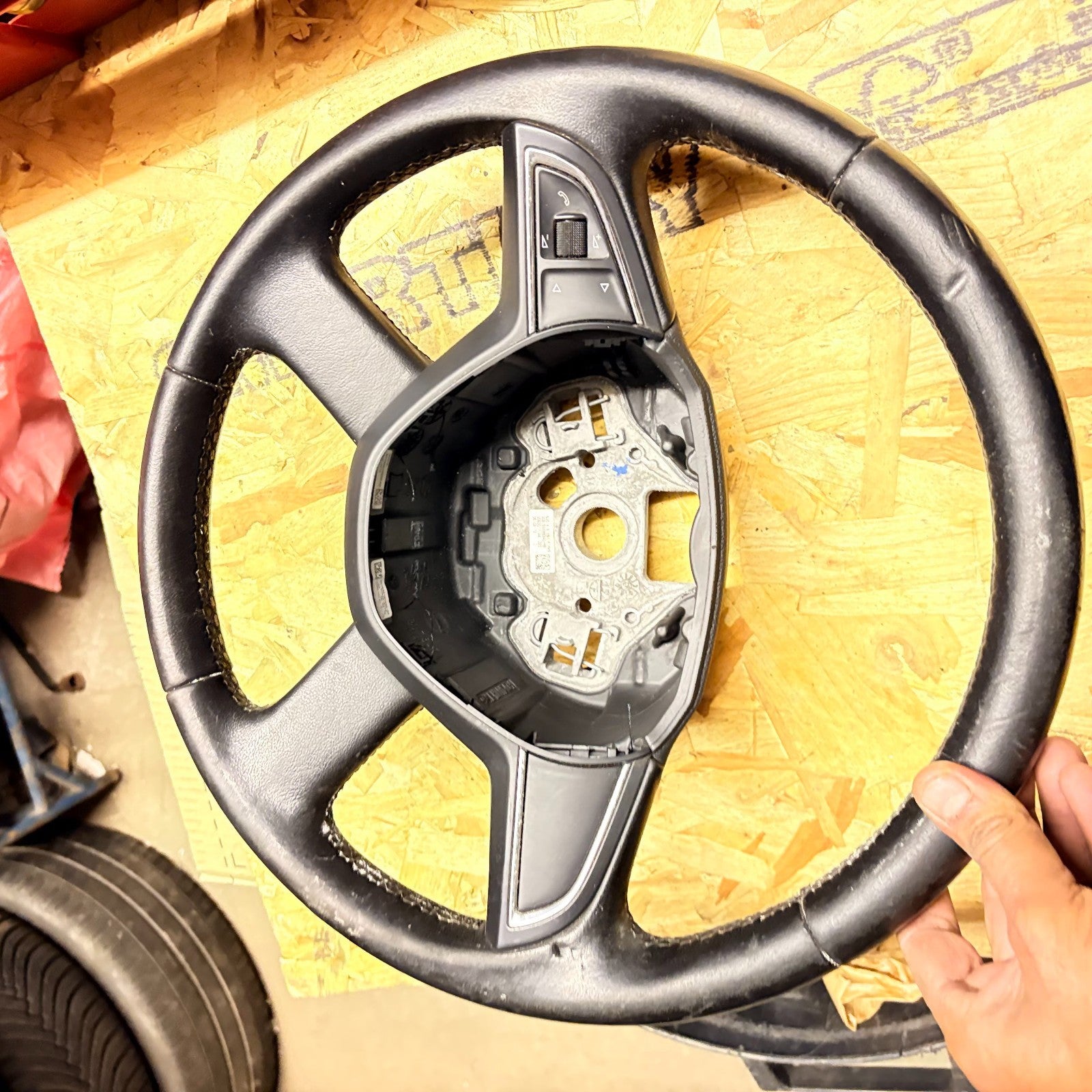 Skoda Rapid 2012-2018 Four Spoke Steering Wheel 5JO419091P GenuineOEM