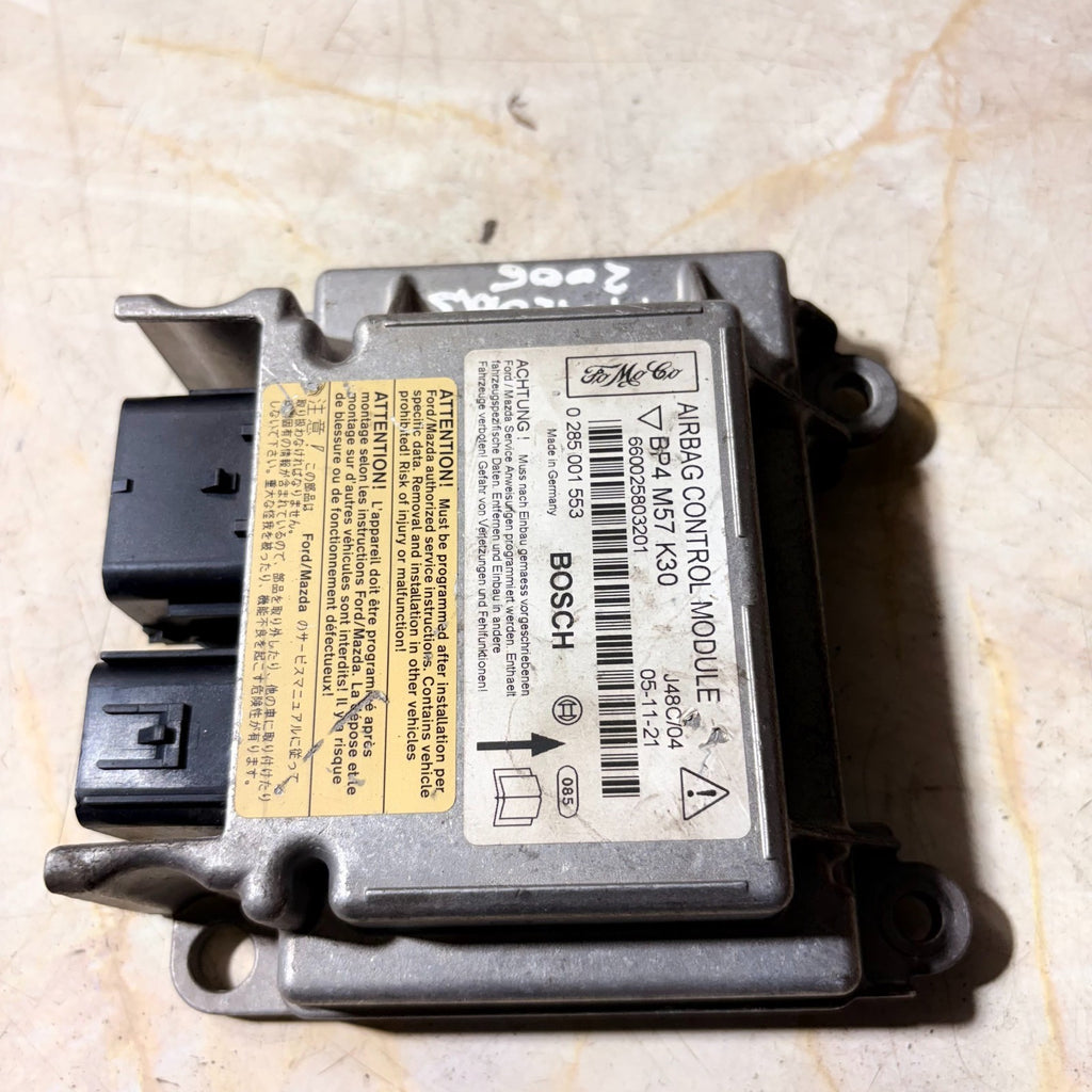 2006 MAZDA 3 AIRBAG CONTROL MODULE BP4M57K30