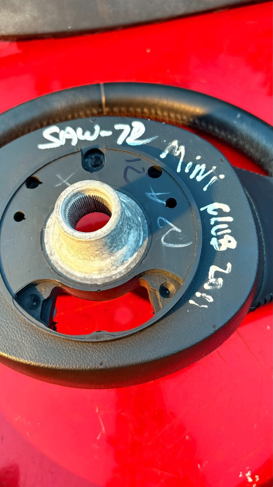 2011 MINI CLUB STEERING WHEEL 609696201C