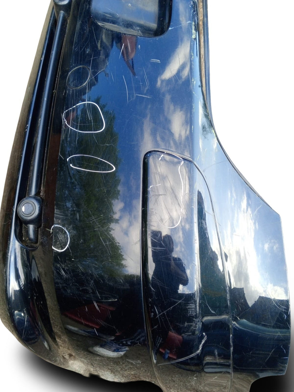 PEUGEOT 307 CC CABRIO COUPE REAR BUMPER PANEL 9641963177 03-05 S1 PRE-FACELIFT