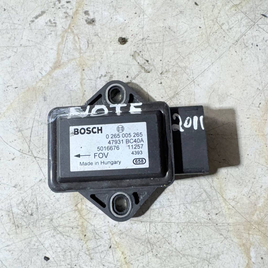 Nissan Note E11 2006-2012 ESP Yaw Rate Sensor Bosch 0265005265 47931BC40A