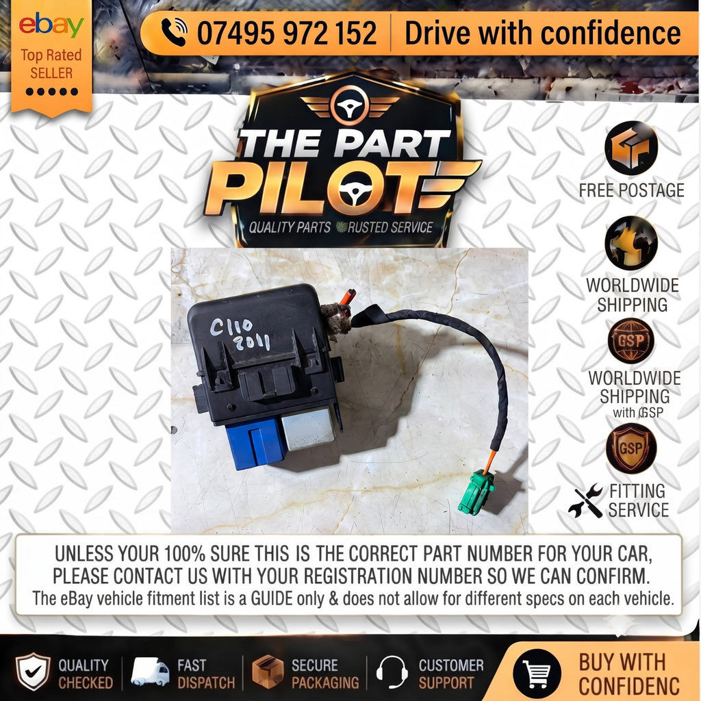 Renault Clio III MK3 2009-2012 Radiator Cooling Fan Relay Box 70A 35A