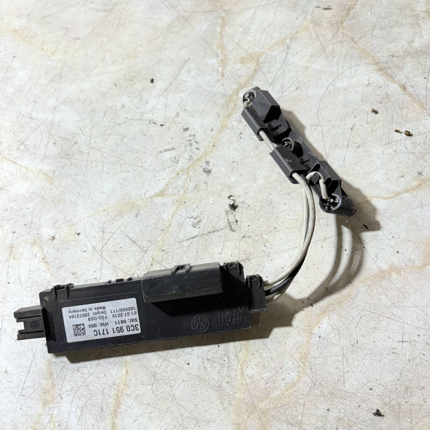 2010 VW GOLF ROOF MOTION ULTRASOUND ALARM SENSOR 3C0951171C