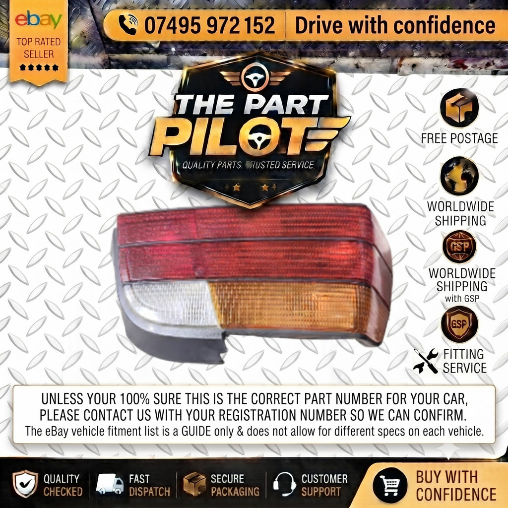 BMW E36 Coupe 1991 Left Rear Tail Light 1393333