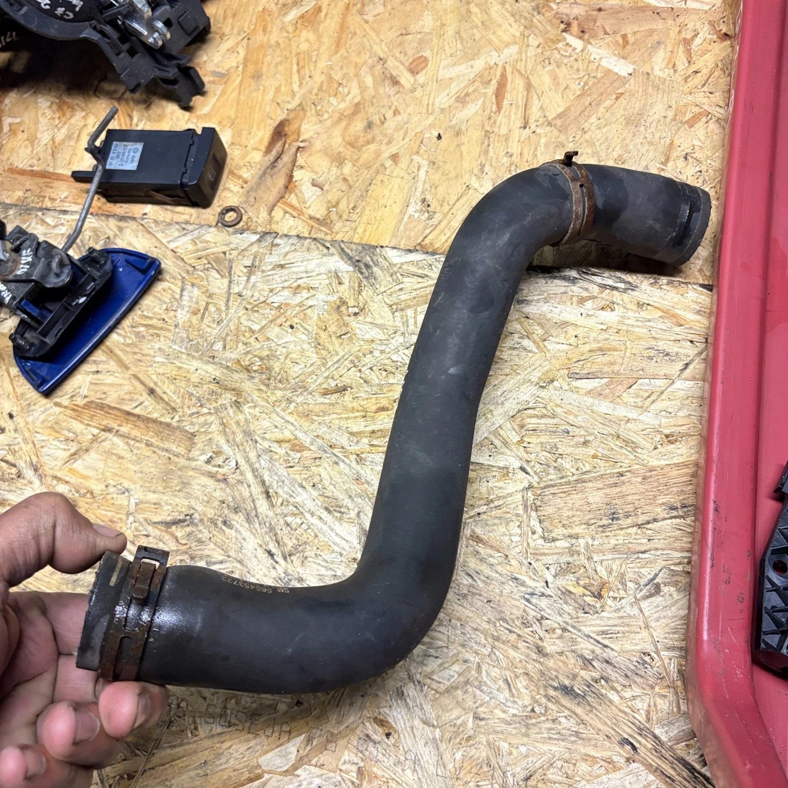 Vauxhall Corsa E 2014-2019 Front Left Radiator Coolant Hose Pipe 1.2 1.4 1337464