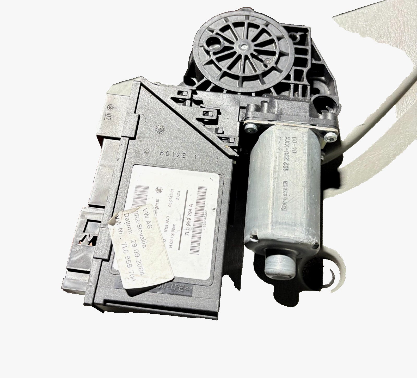 102 238-xxx Window Motor Rear Right Driver Side for Porsche 2004