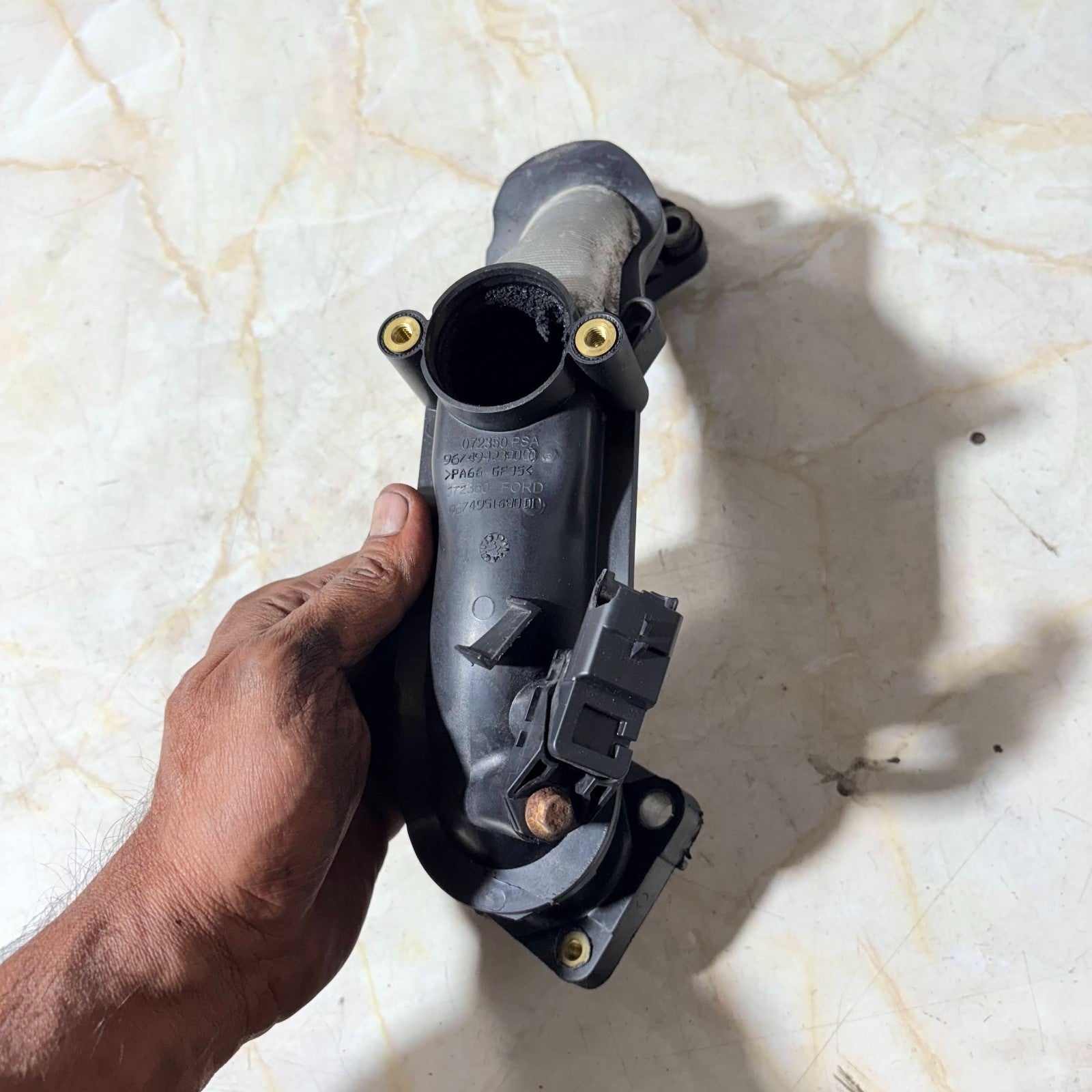 PEUGEOT 207 AIR INTAKE PIPE 9674942380 MAP SENSOR 09-14