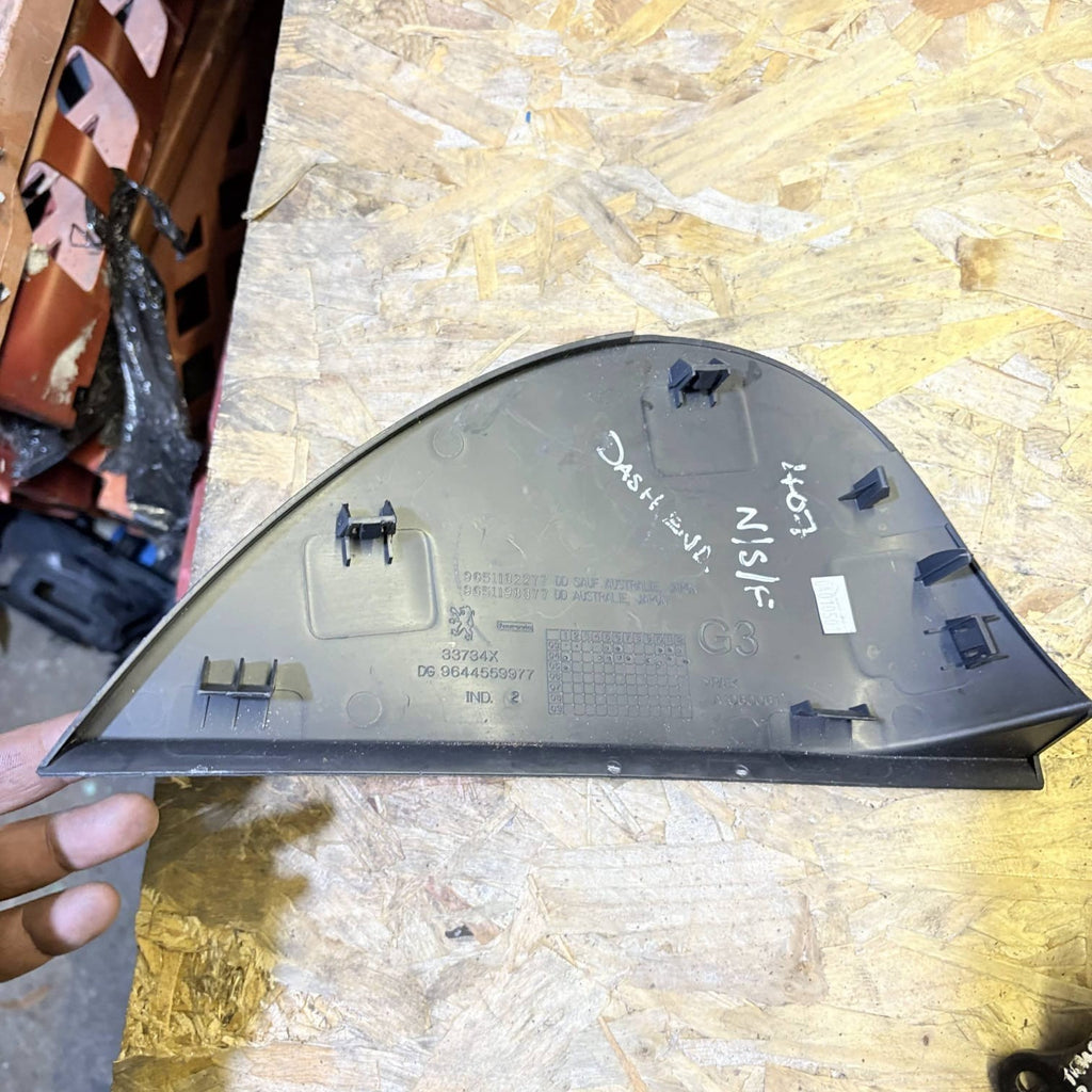 Peugeot 407 Passenger Front Side Dashboard End Panel Trim Cover Lid NSF