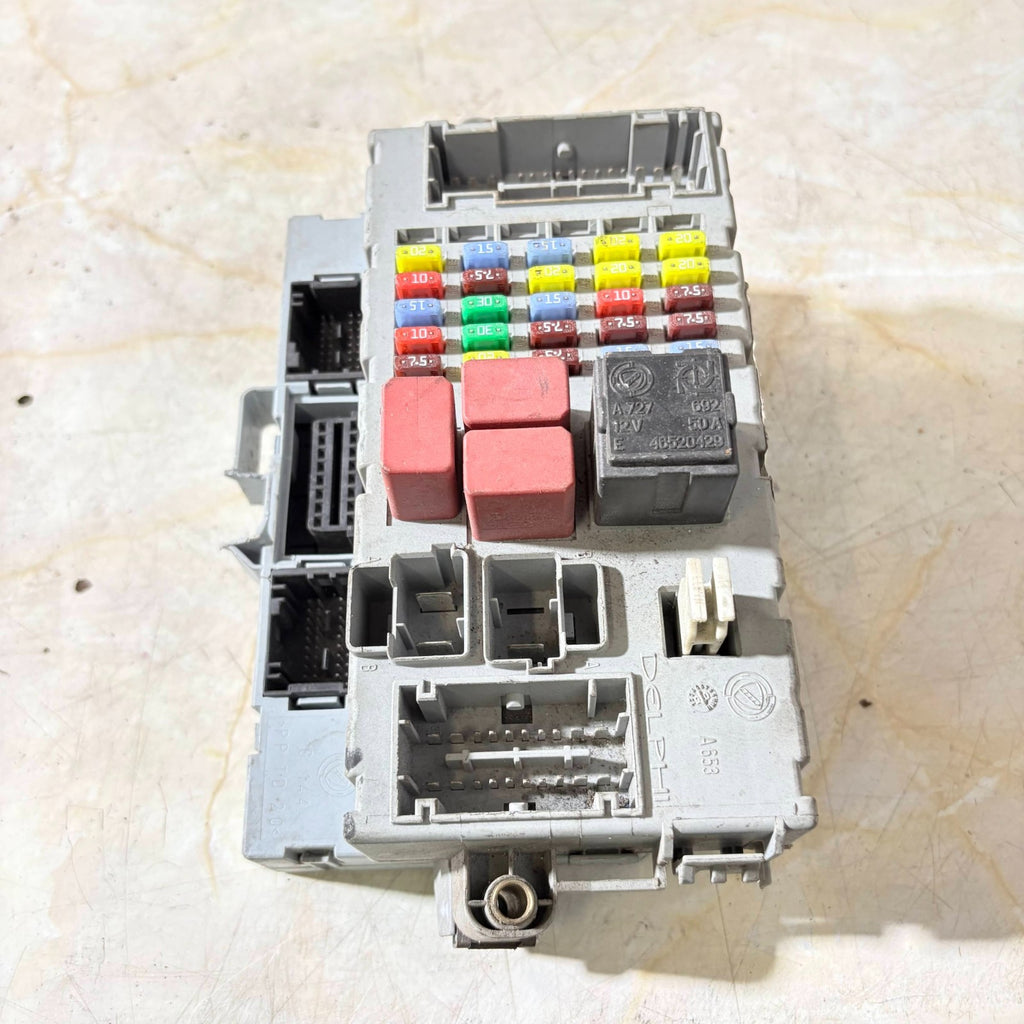 Fiat Idea 2003-2012 BCM Body Computer Interior Fuse Box Marelli 51714583 406626