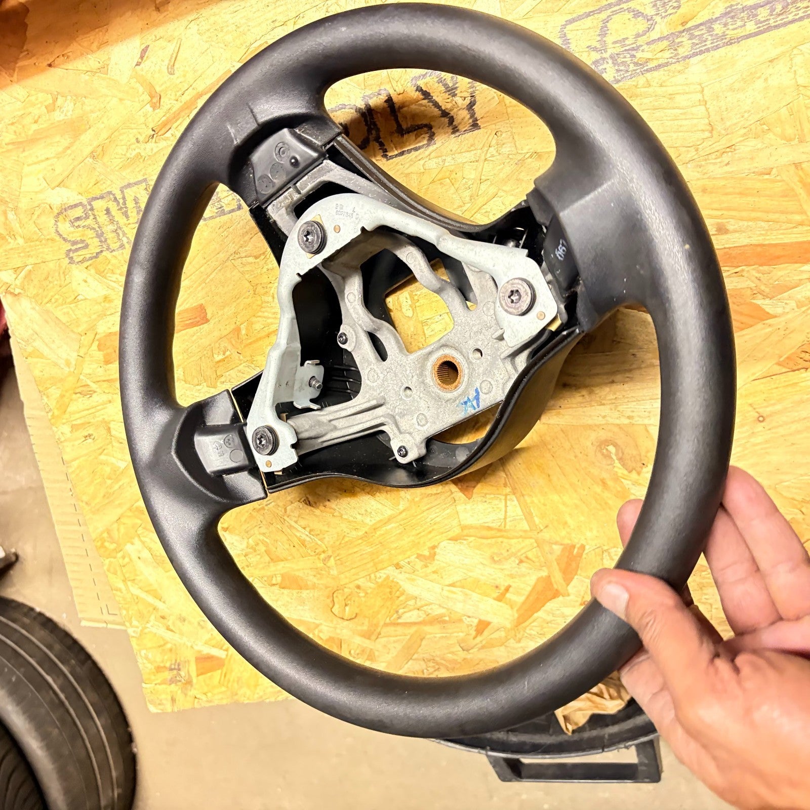 2003 MITSUBISHI COLT BLACK Steering Wheel 60276447C