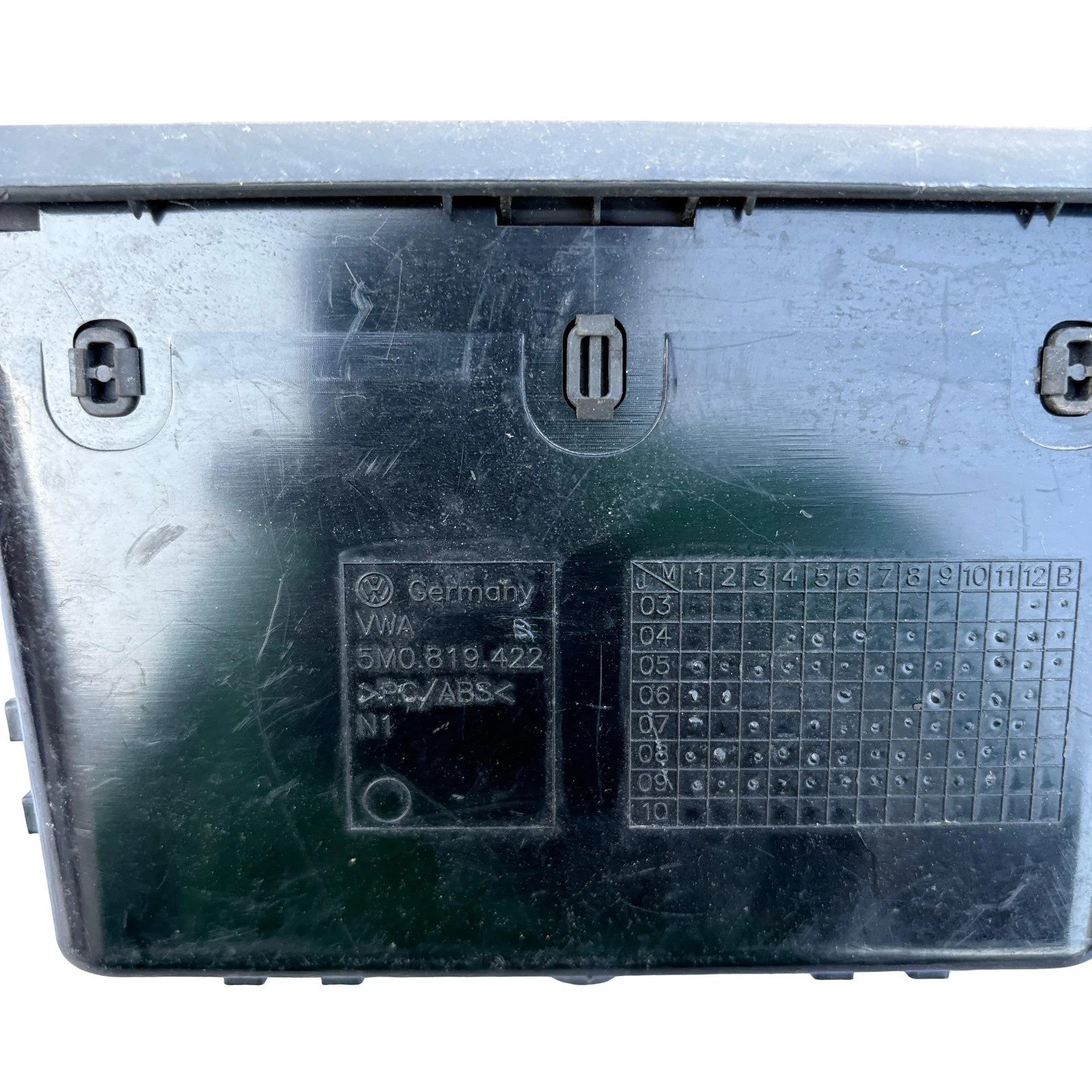 VW Golf Plus TSI 2009-2013 Dash Storage Pocket AC Control Trim 5M0819422