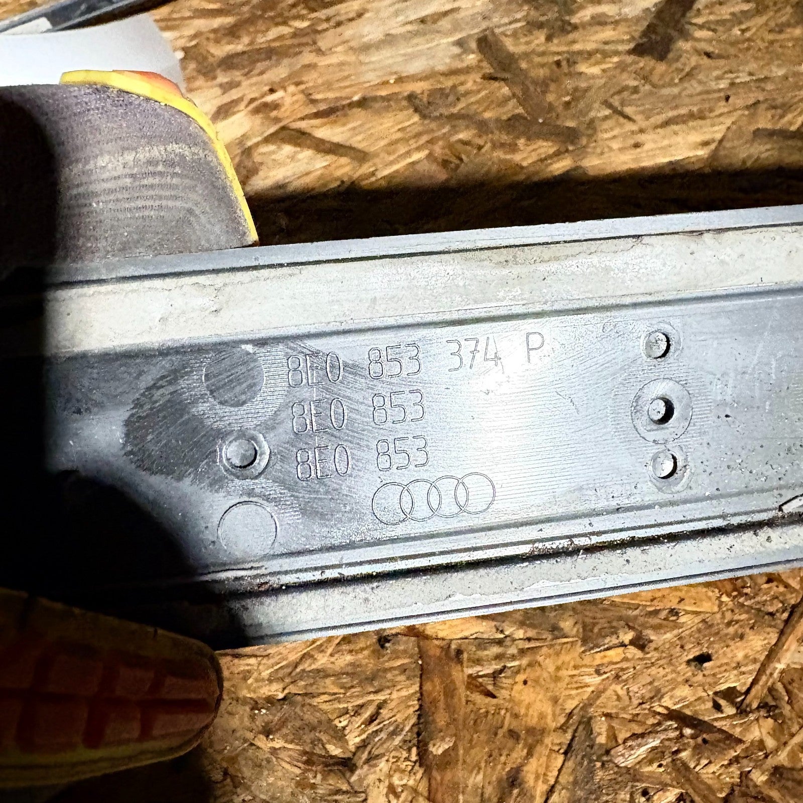 Audi A4 8E 2001-2005 Front Right Door Entrance Sill Trim Panel 8E0853374P