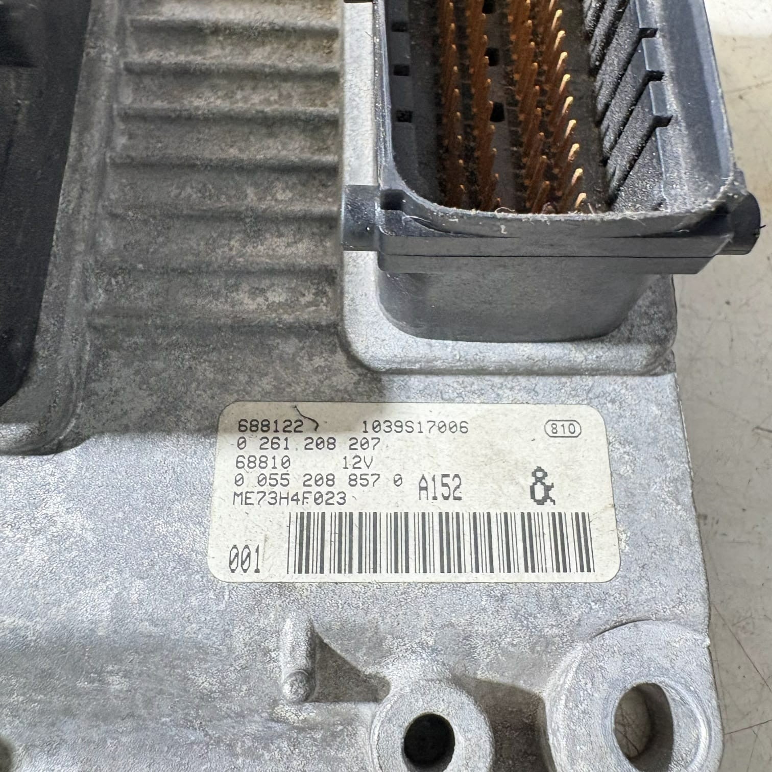 Fiat Idea/Lancia Musa 1.4 16V Engine ECU Bosch 0261208207 ME7.3H4 2004-2012