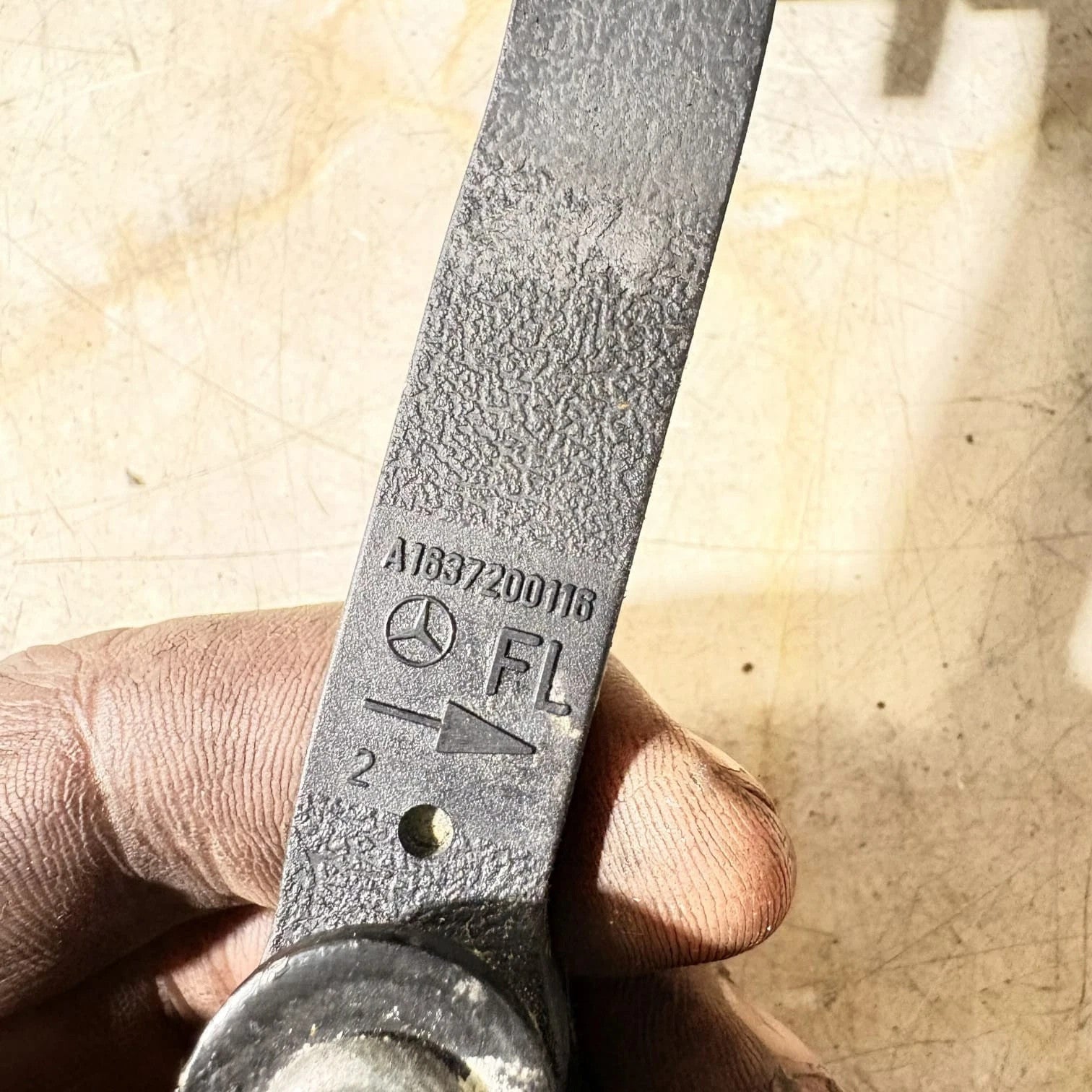Mercedes ML320 W163 1998-2005 Front Right Door Check Strap A1637200116