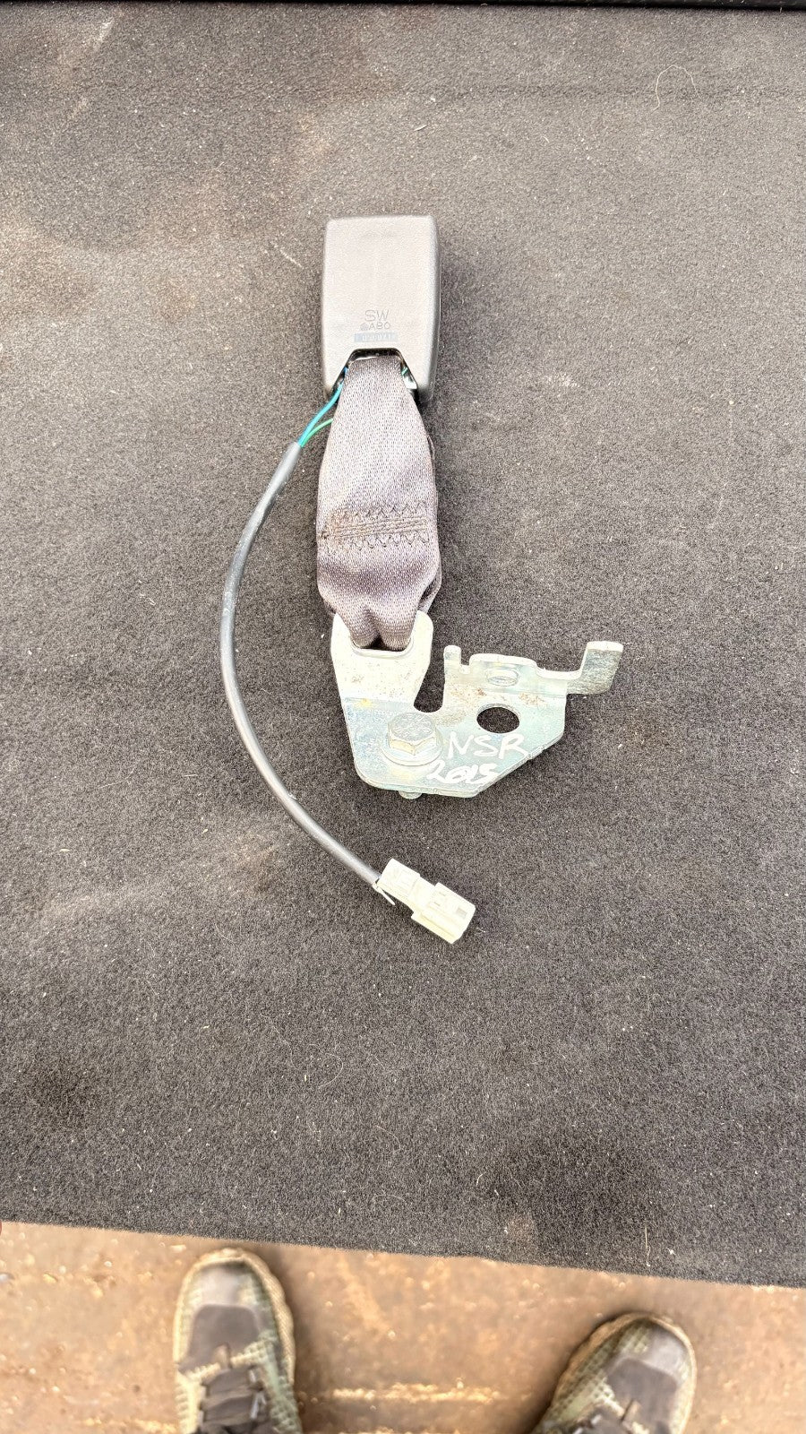 NISSAN QASHQAI J11 2015 SEAT BELT BUCKLE REAR LEFT PASSENGER SIDE 308333210