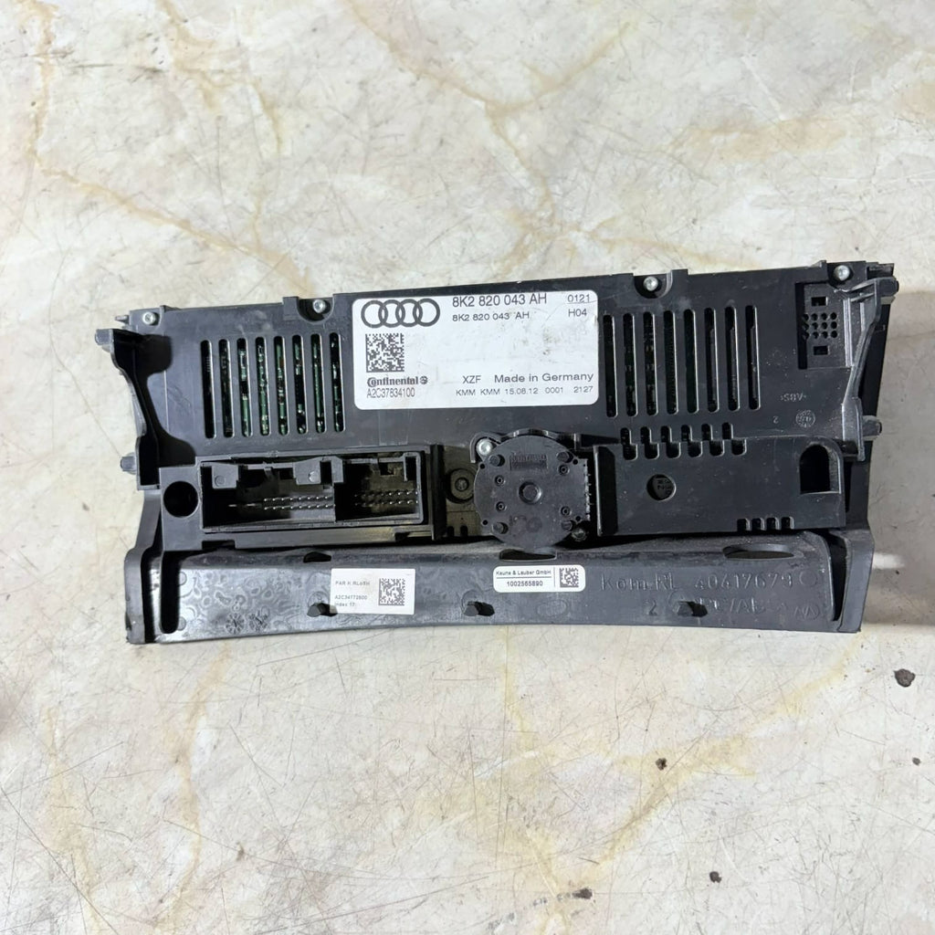 2012 AUDI A4 A/C HEATER CLIMATE CONTROL PANEL 8K2820043AH
