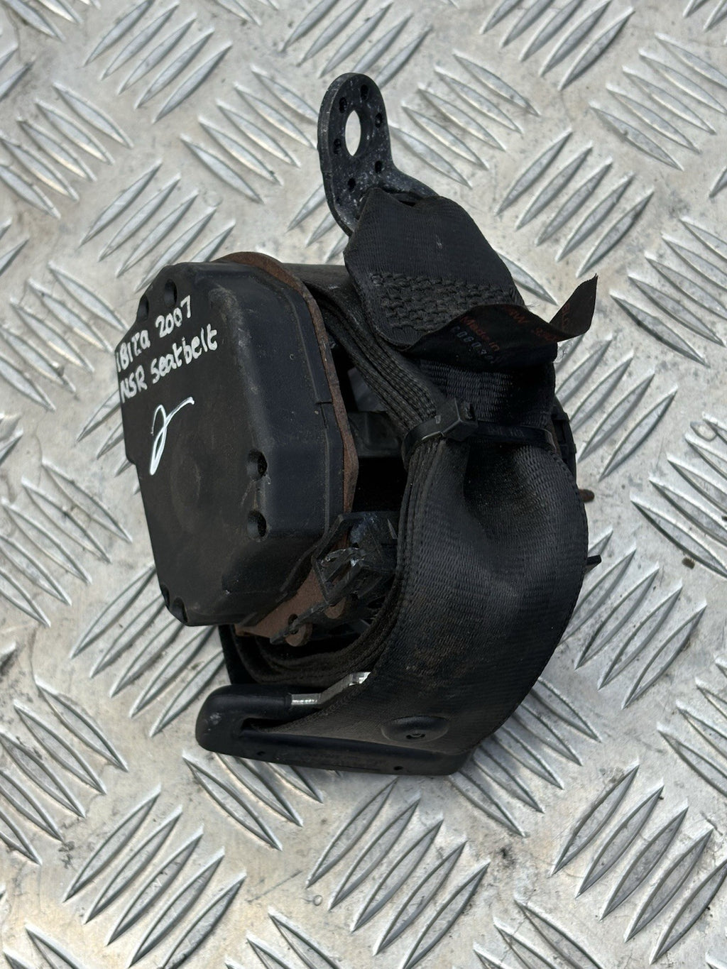 Seat Ibiza Left Passenger Nearside Rear Seat Belt 6l0857805b Mk3 2002-2009U