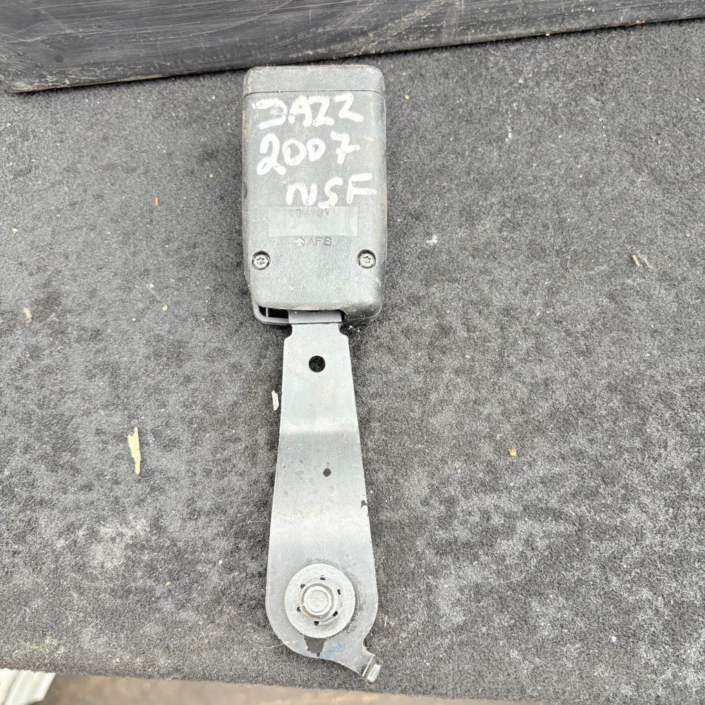 HONDA JAZZ 2007 NSF SEAT BELT STALK BUCKLE PASSENGER LEFT FRONT 1024457