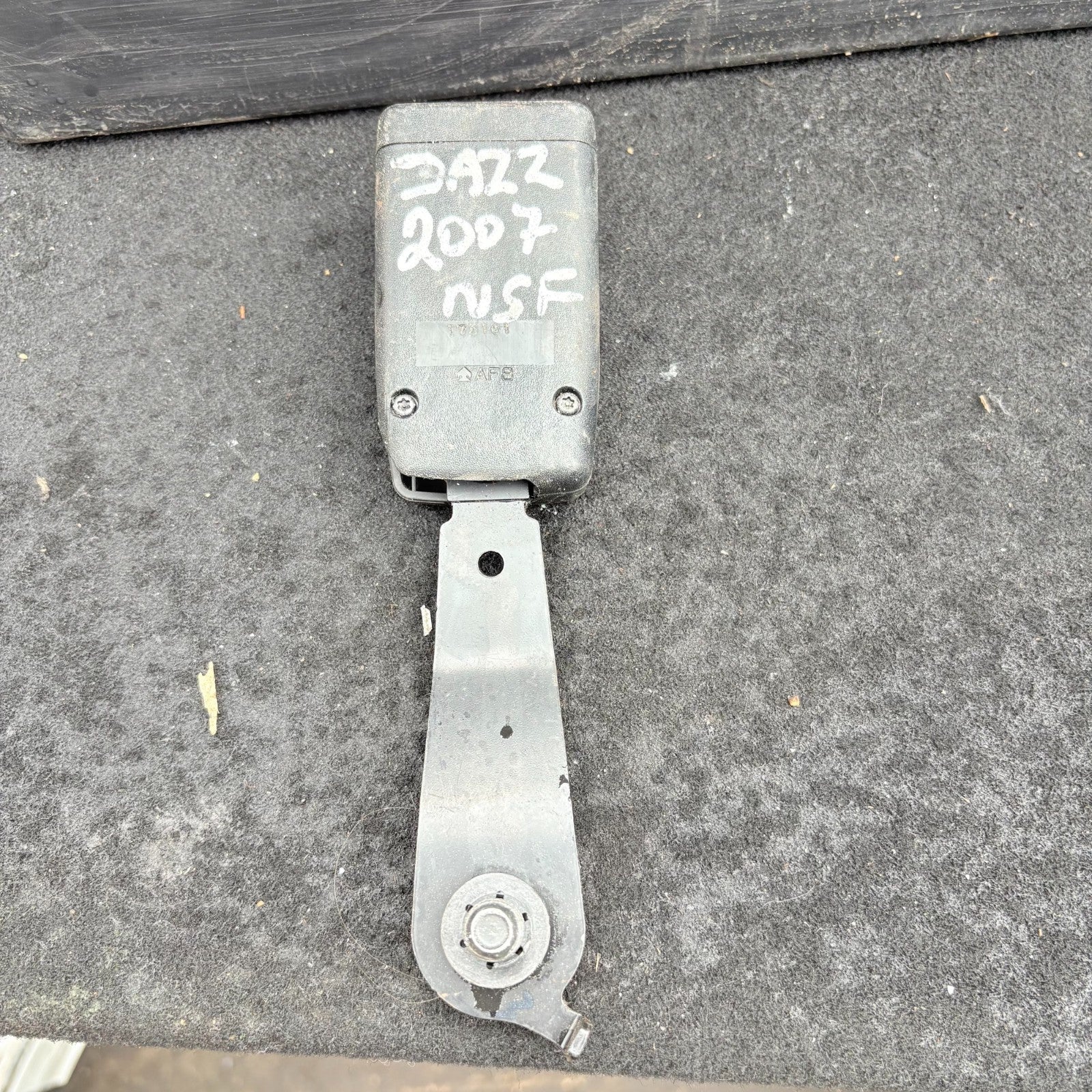 HONDA JAZZ 2007 NSF SEAT BELT STALK BUCKLE PASSENGER LEFT FRONT 1024457