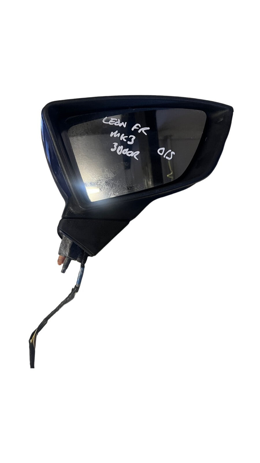 2013-2016 SEAT LEON MK3 DRIVER SIDE WING MIRROR BLUE OS OSF OFFSIDE