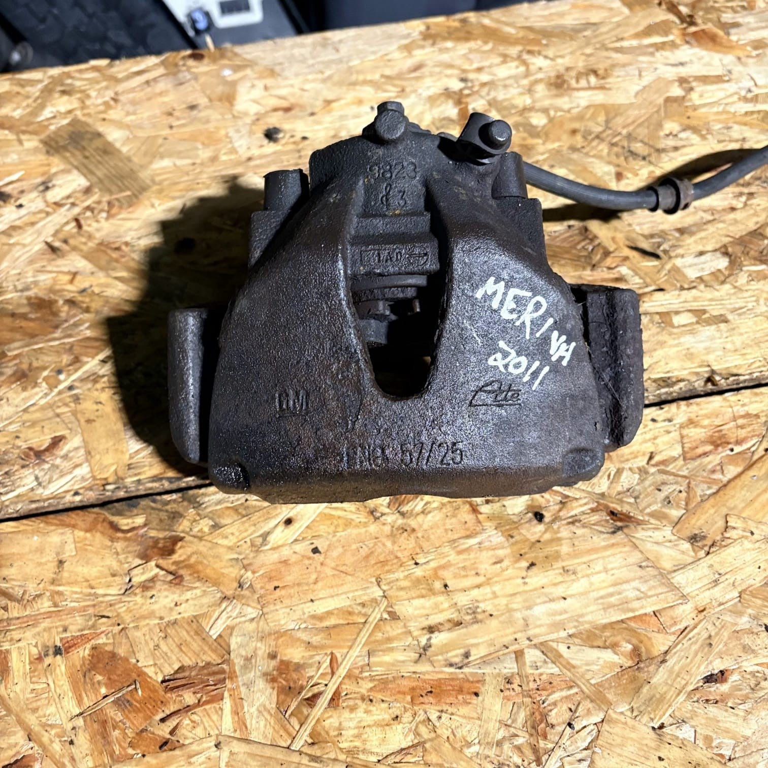 Opel Meriva 2011 Mk2 Left Side Brake Caliper 0000467886 90r-02a0022