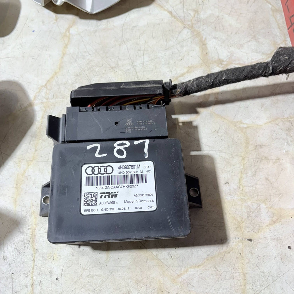 AUDI A6 4G2, C7, 4GC Handbrake Control Unit 4H0907801M 3.0 Diesel 235kw 30744112