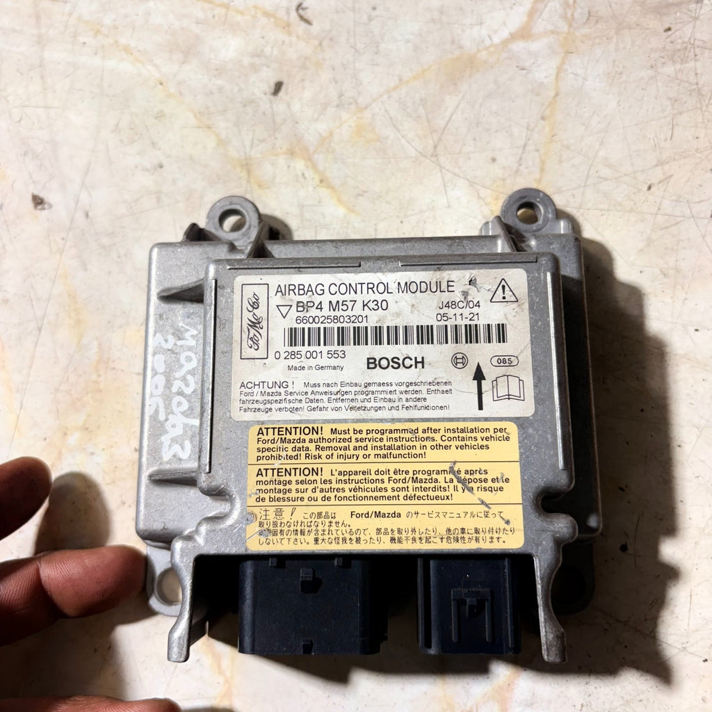 2006 MAZDA 3 AIRBAG CONTROL MODULE BP4M57K30
