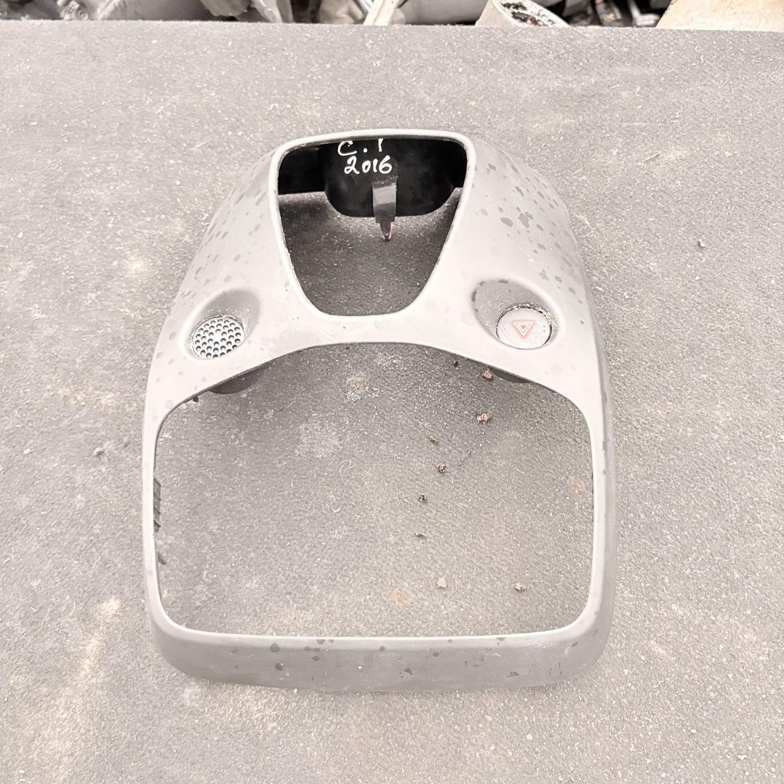 2016 CITROEN C1 DASHBOARD SURROUND TRIM PANEL SILVER 554050H040