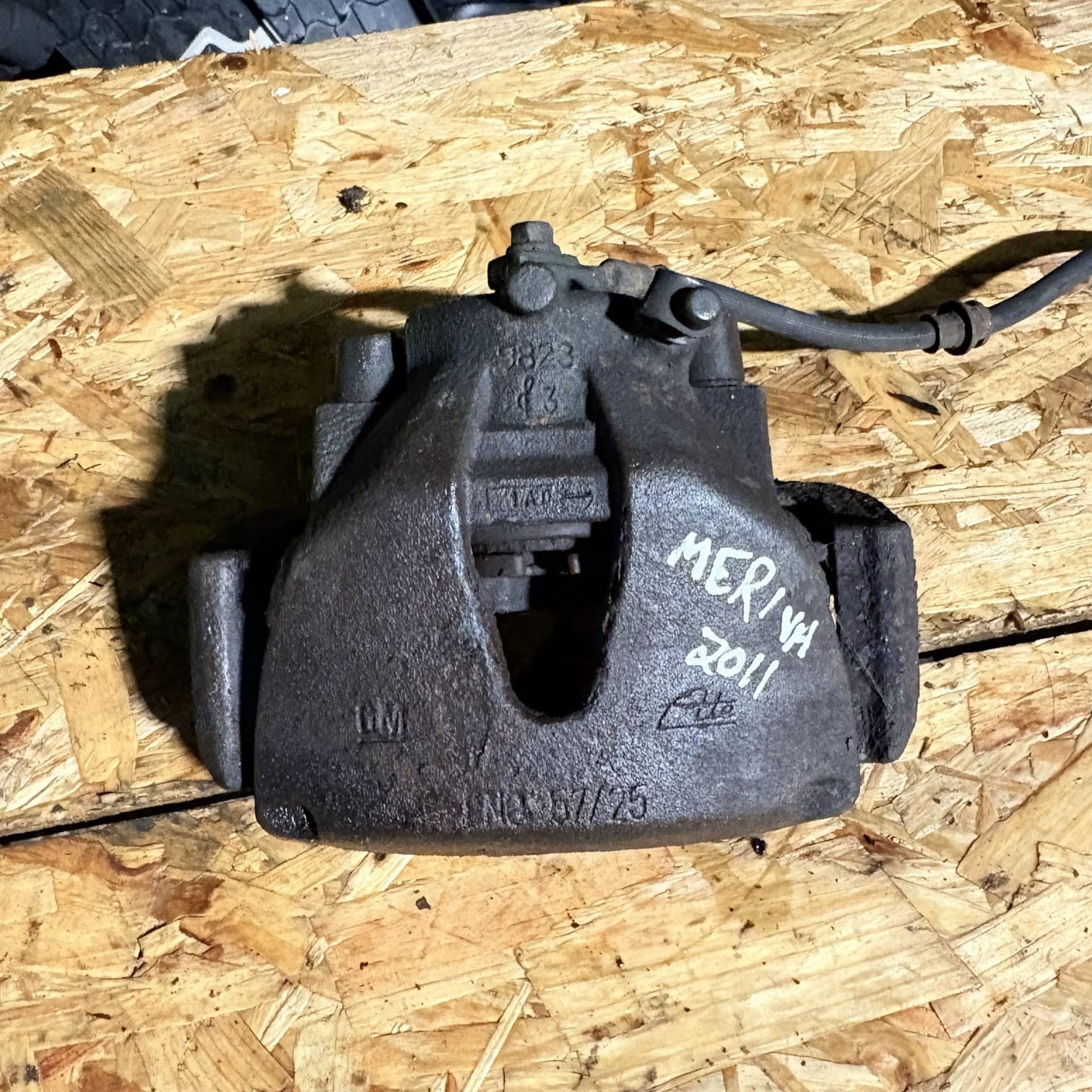 Opel Meriva 2011 Mk2 Left Side Brake Caliper 0000467886 90r-02a0022