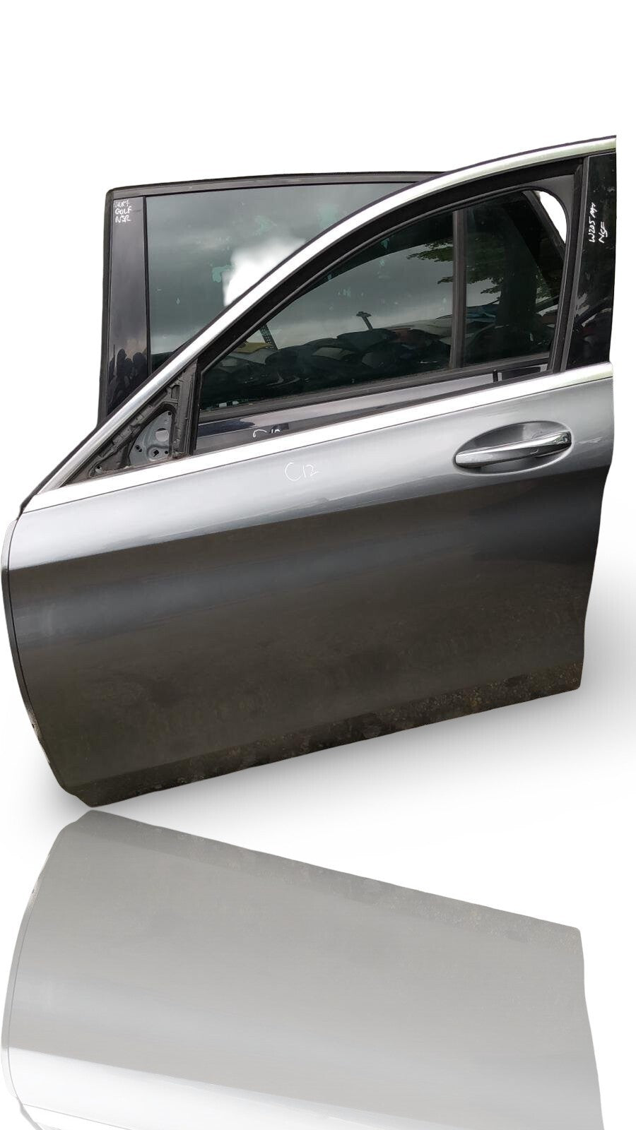 MERCEDES C CLASS W205 (2013+) FRONT LEFT DOOR GREY NSF