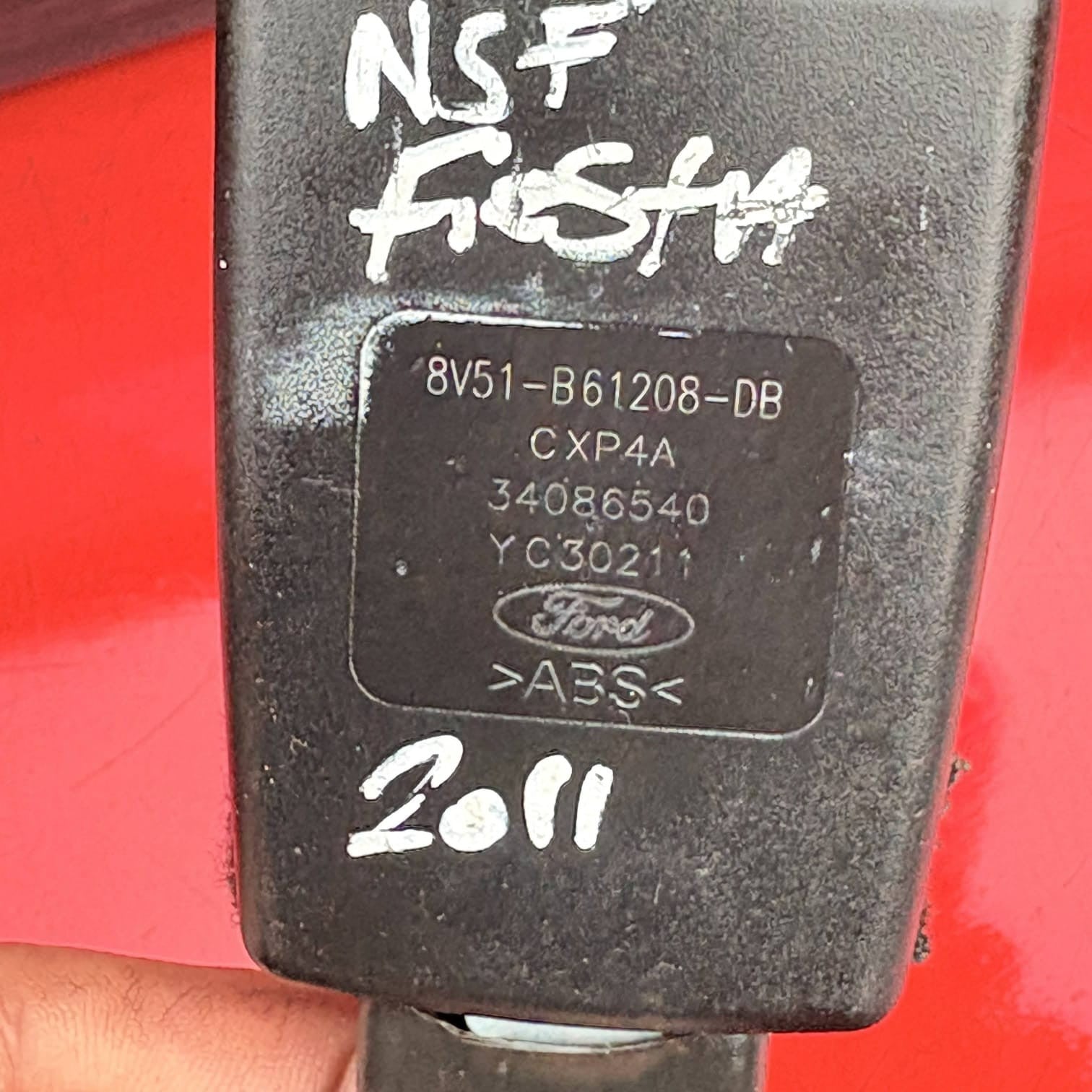FORD FIESTA MK7 2008-2017 FRONT LEFT PASSENGER SEATBELT BUCKLE STALK 34086540