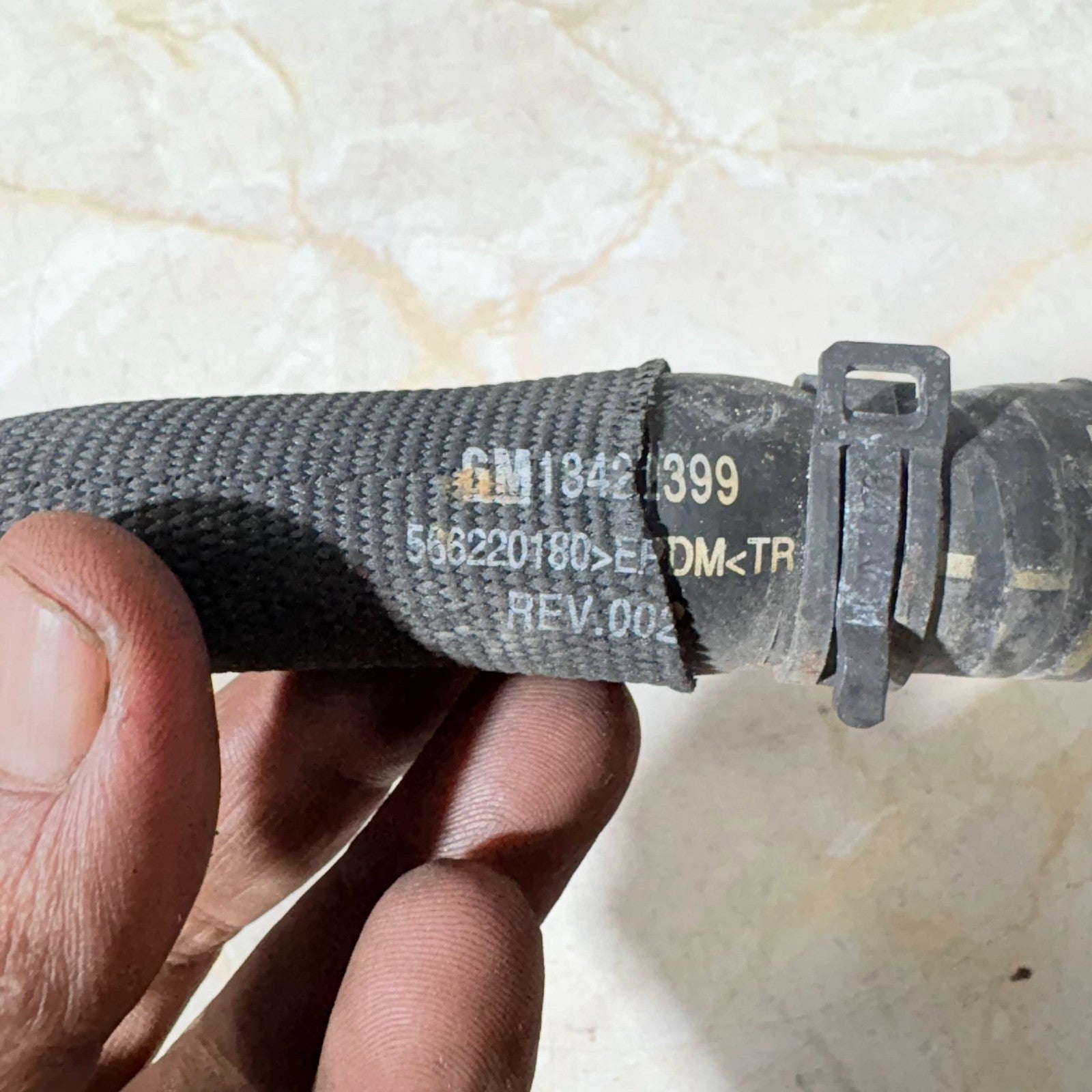 VAUXHALL CORSA 2015 COOLANT WATER PIPE HOSE 13422399