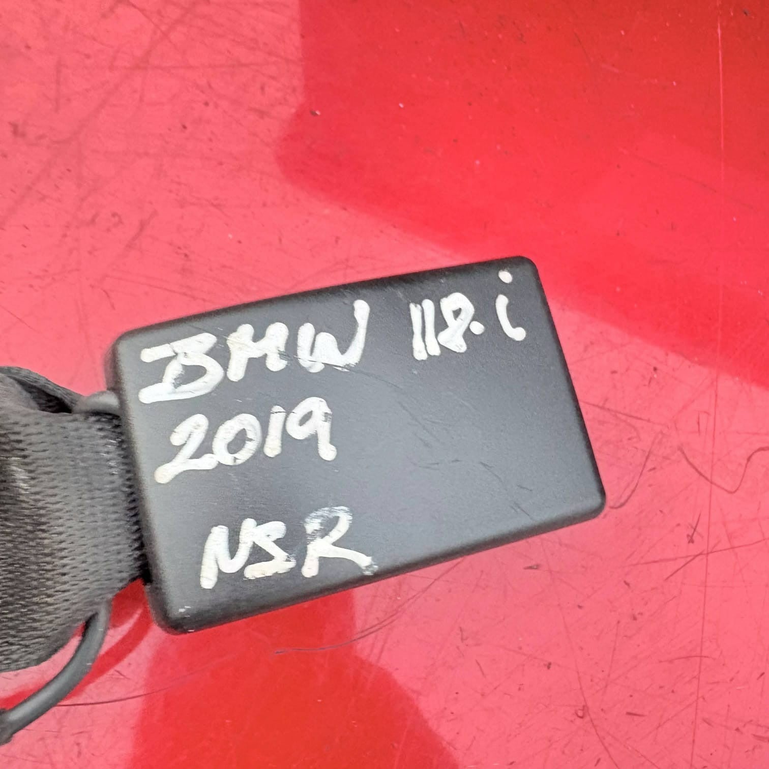 BMW 1 2 3 & 4 Series 2019 Rear Left Seat Buckle 7266352 619636700E