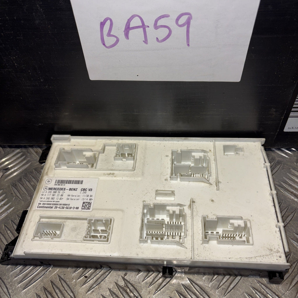 MERCEDES A B CLASS W176 W246 2013 CBC V3 BCM BODY CONTROL MODULE ECU A2469005612