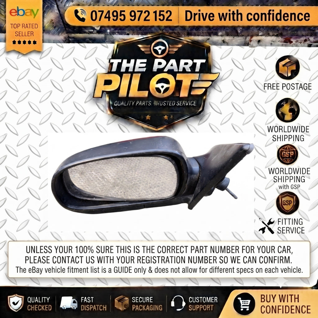 Toyota Carina E T190 1992-1997 Left Passenger Manual Wing Door Mirror LHD 011160