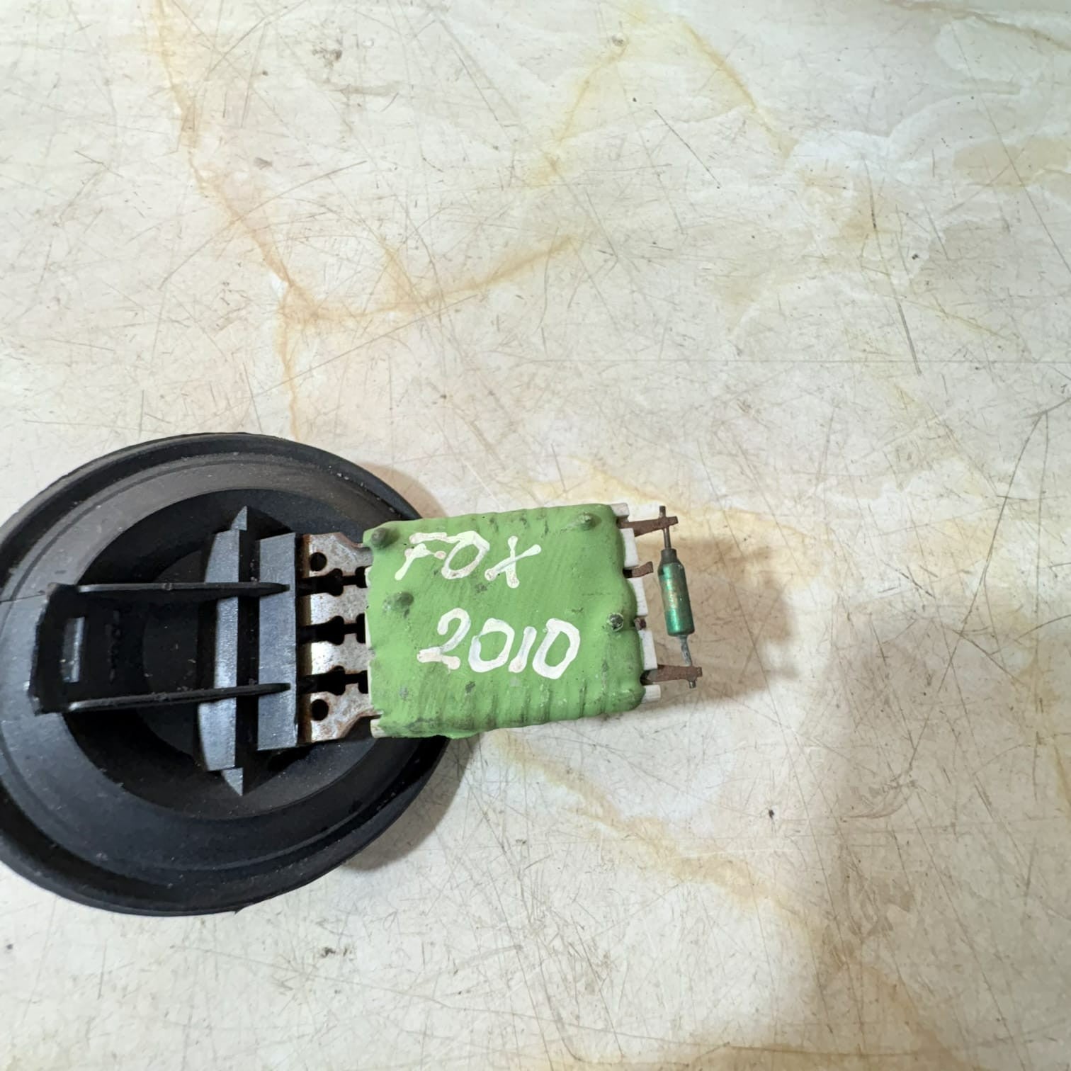 VW Fox 2005-2011 Heater Blower Fan Resistor Speed Controller 4-Pin 6Q0959263A
