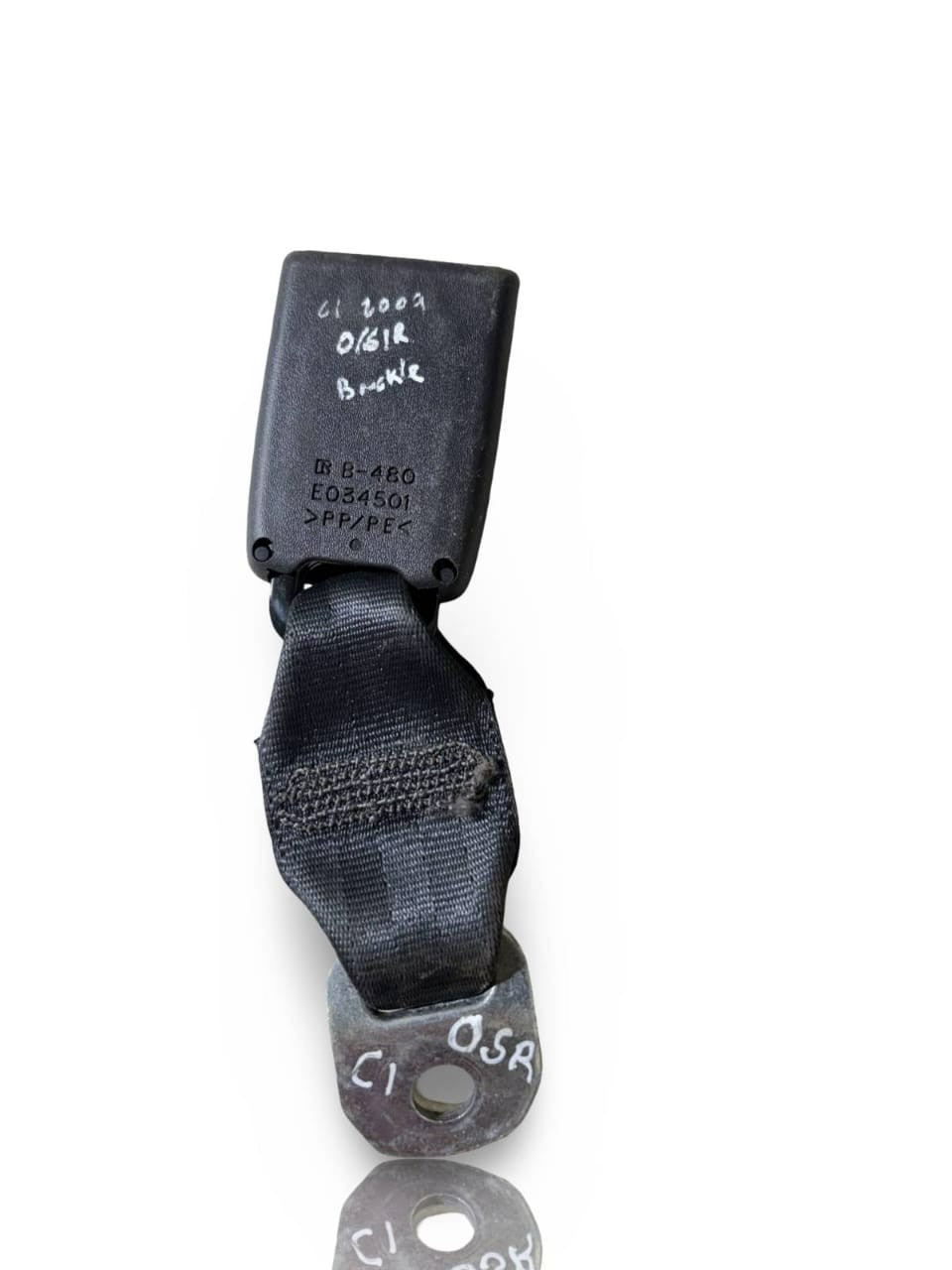 CITROEN C1 BELT BUCKLE CLIP DRIVER REAR RIGHT O/S/R 2005-2009