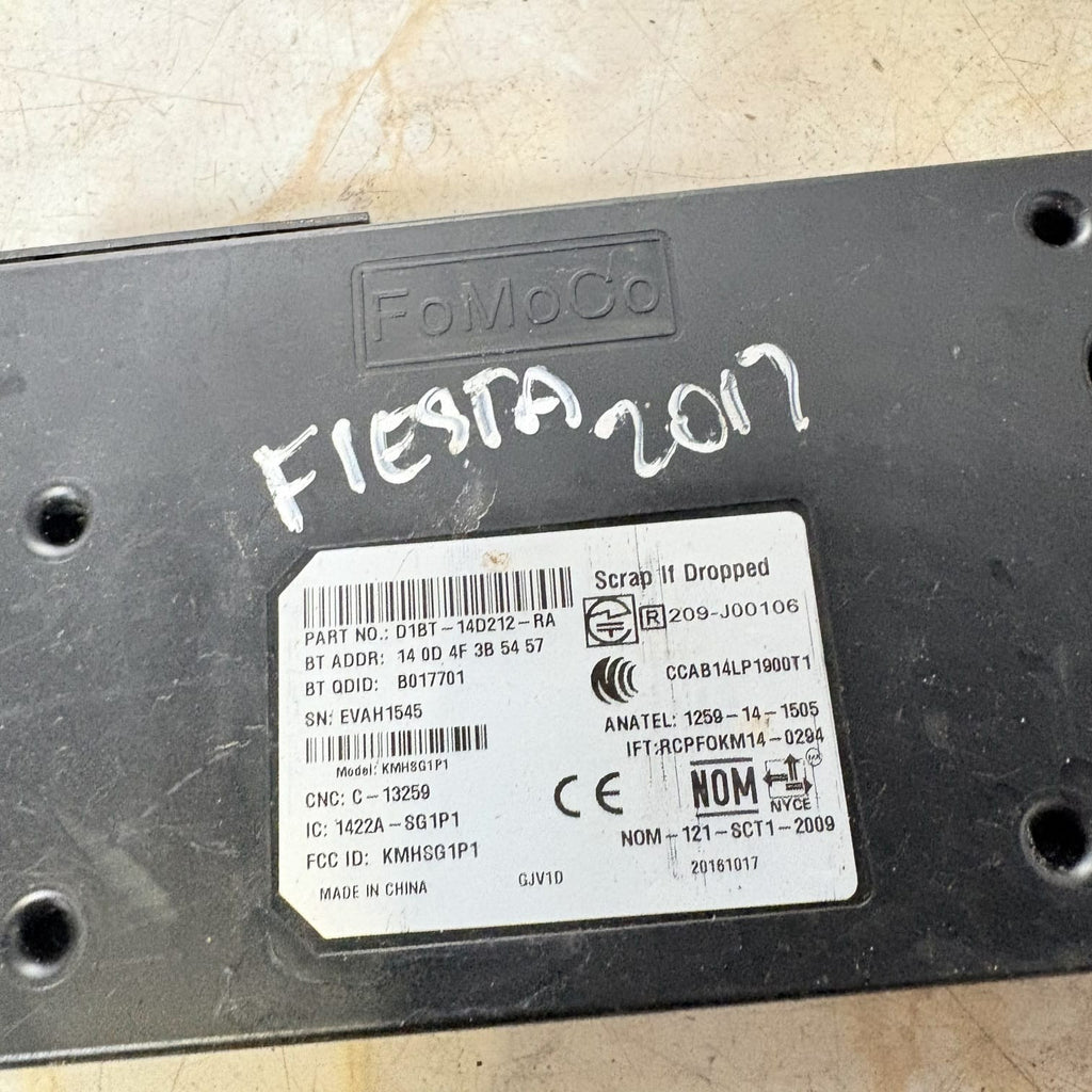 FORD FOCUS III Bluetooth Control Unit D1BT-14D212-EB 209-J00106 2017 12051448