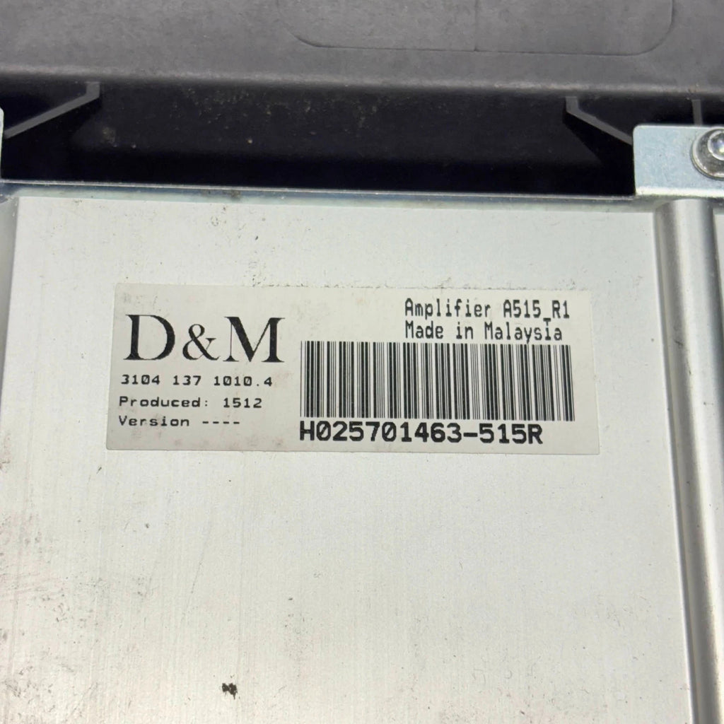 CITROEN DS3 2009-2016 REAR SUBWOOFER SPEAKER & AMPLIFIER 9663991480-05