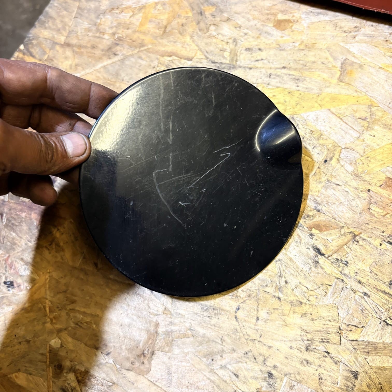 SAAB 9-3 FUEL FILLER FLAP 12760550 300 BLUE 12797588