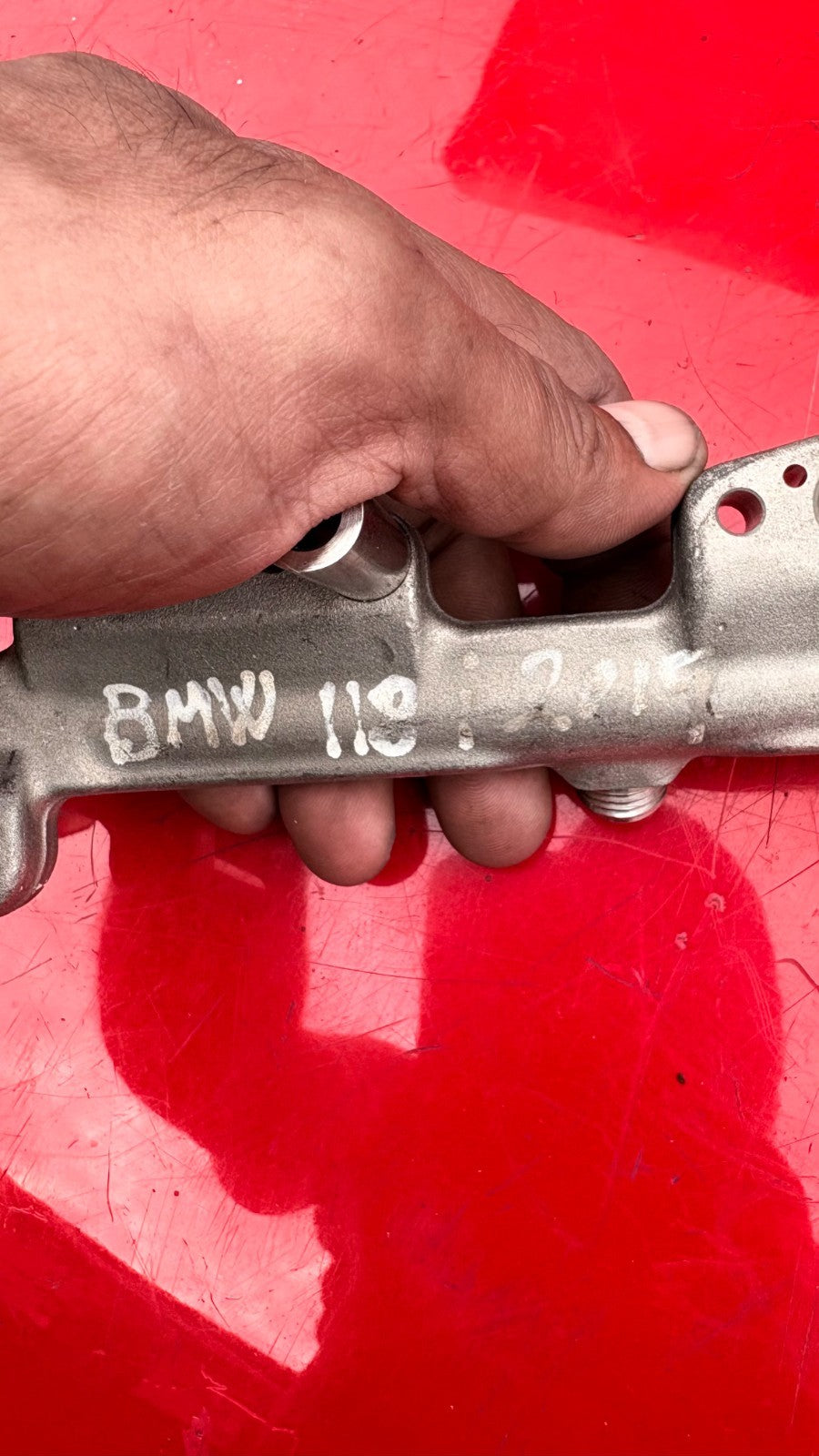 Injection Rail BMW 2015 Fuel High Pressure Injection Rail DE140185 10