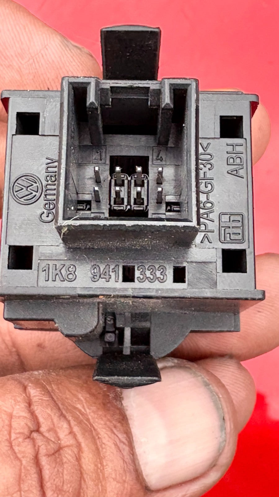 VW Scirocco Headlight Adjustment Roller Switch 1K8941333 2009