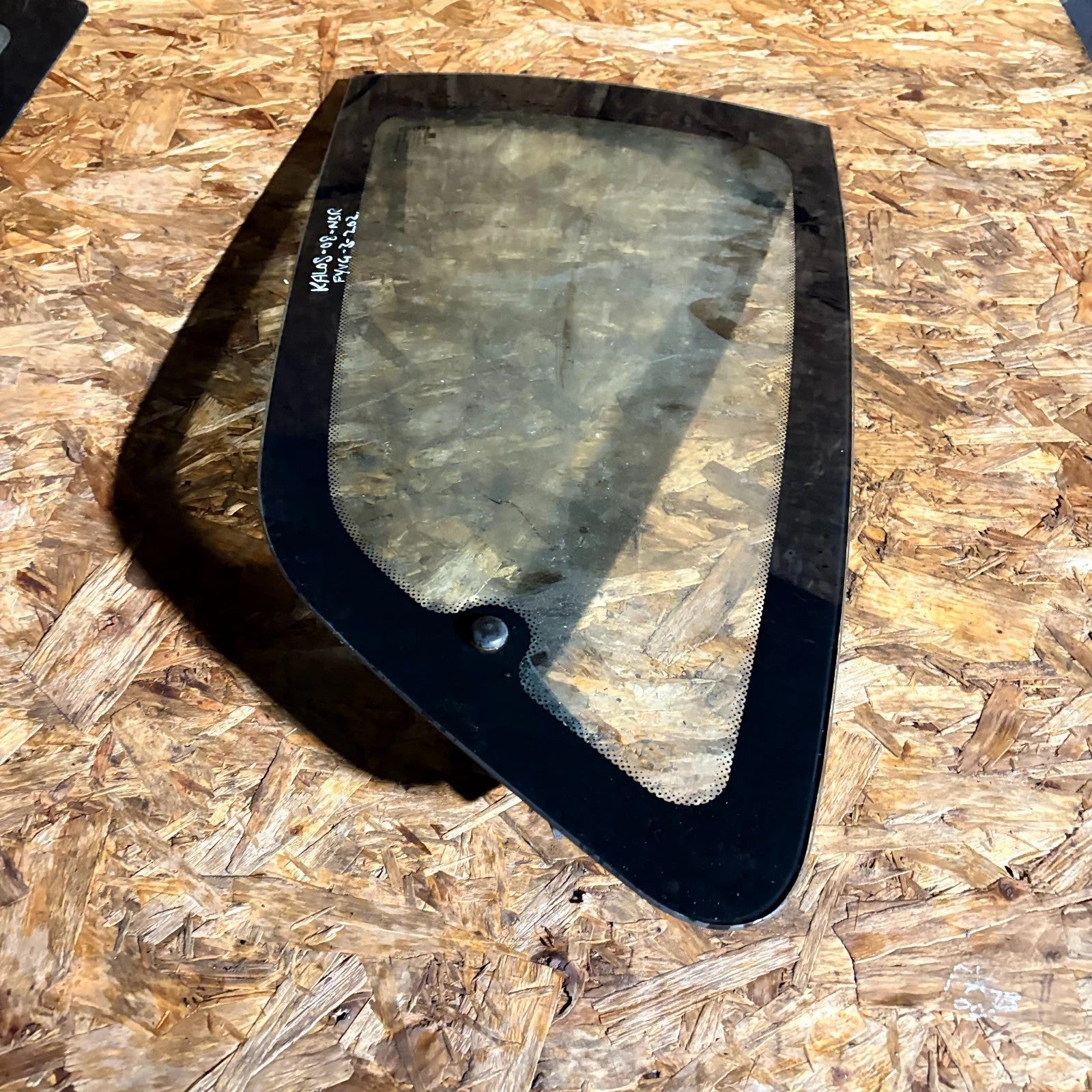 Chevrolet Kalos Passenger Rear Left Quarter Window Glass 2005-2011