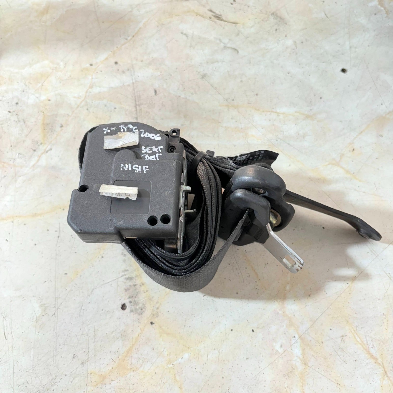 JAGUAR X-TYPE SPORT E4 2006 SEAT BELT FRONT PASSENGER SIDE 4X43-F61295-CE