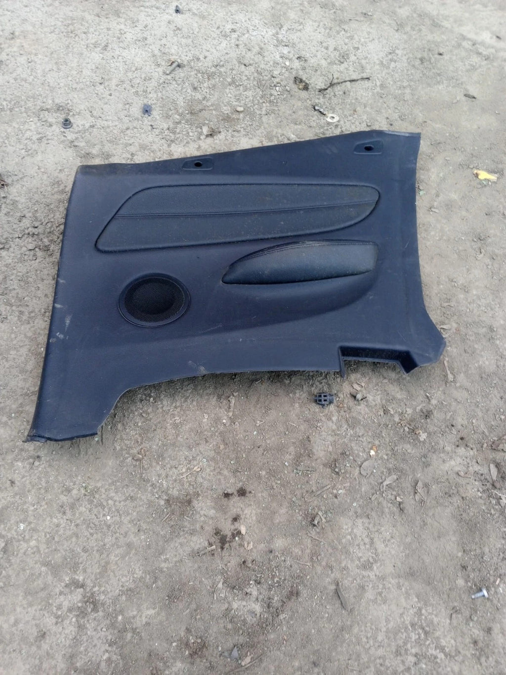 BMW E88 Convertible Driver Side Right Rear Quarter Door Card Dakota Black